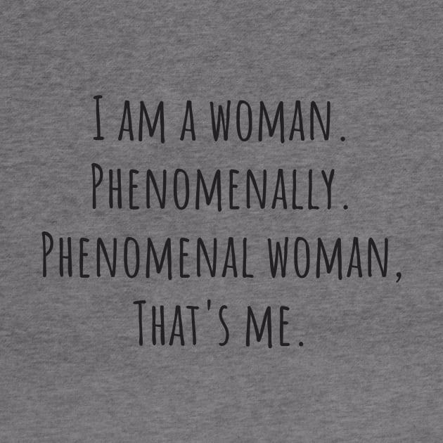 Phenomenal Woman by ryanmcintire1232